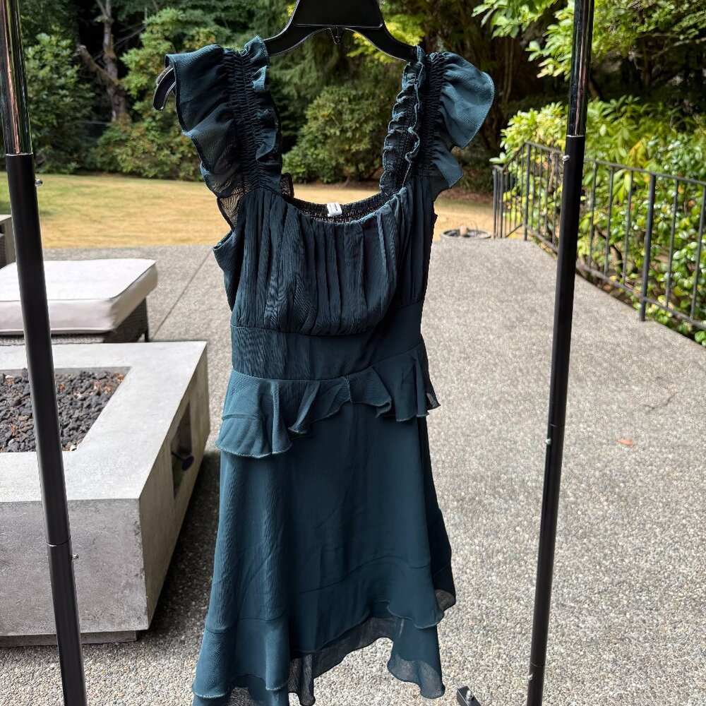 Byinns Summer Ruffle Off-Shoulder Dress